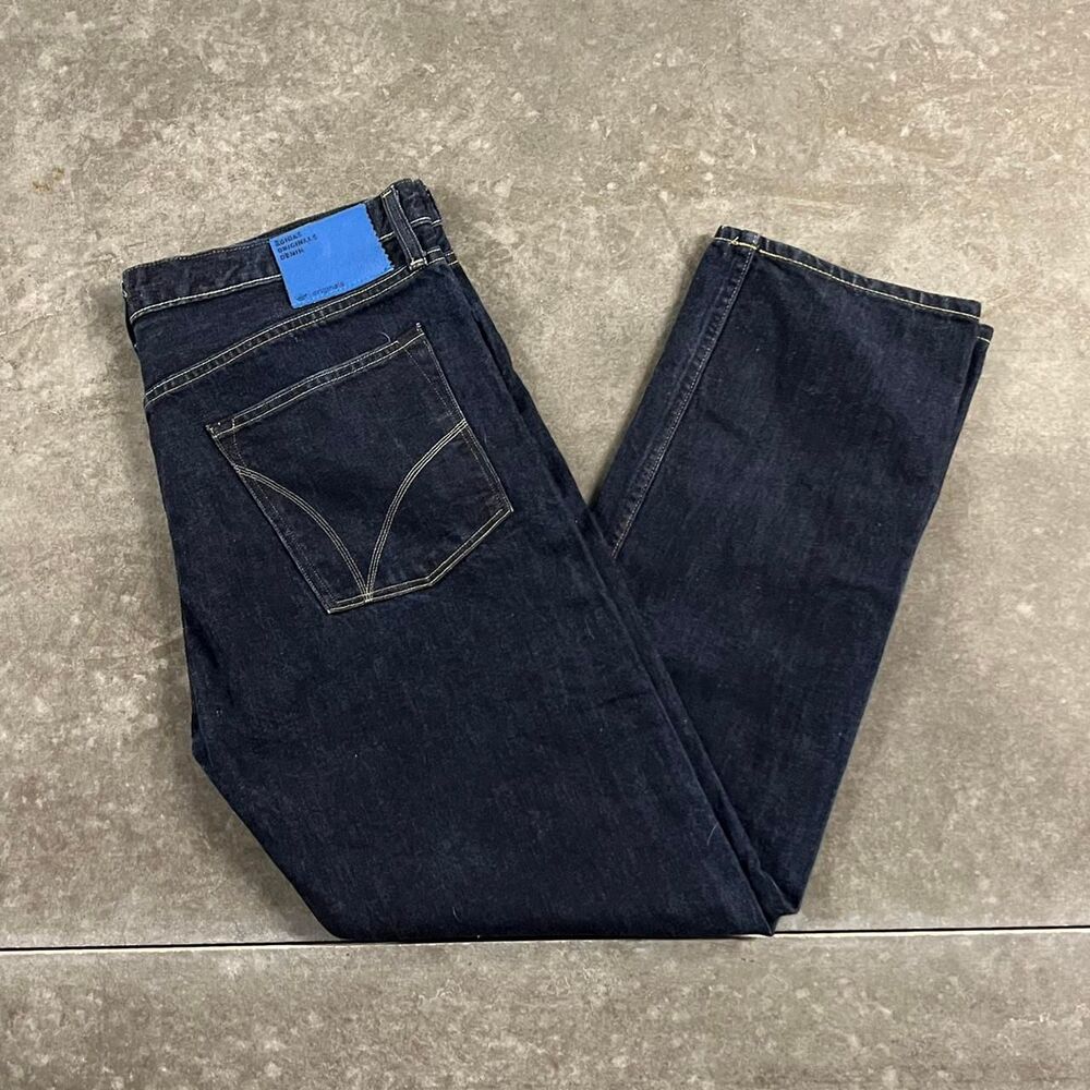 Adidas Originals Design Dark Wash Denim Jeans
